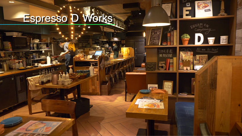 ESPRESSO D WORKS渋谷店ティラシスパンケーキ女子駅前ガイドイーグルテレビ渋谷のパンケーキを楽しめる隠れ家的カフェ