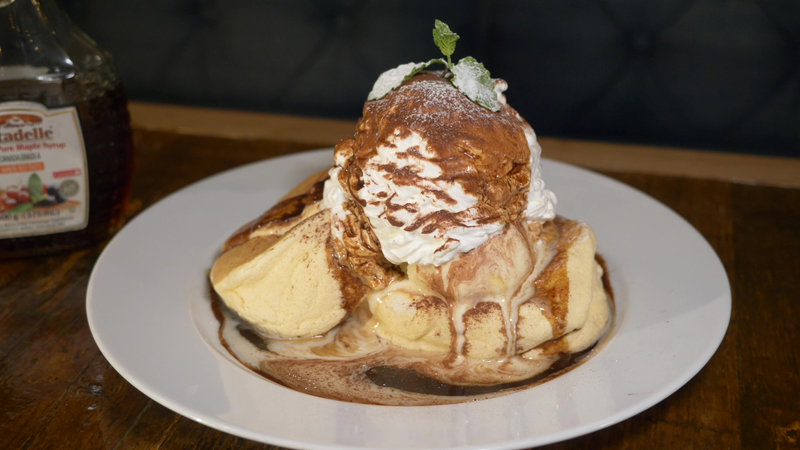 ESPRESSO D WORKS渋谷店ティラシスパンケーキ女子駅前ガイドイーグルテレビ渋谷のパンケーキを楽しめる隠れ家的カフェ