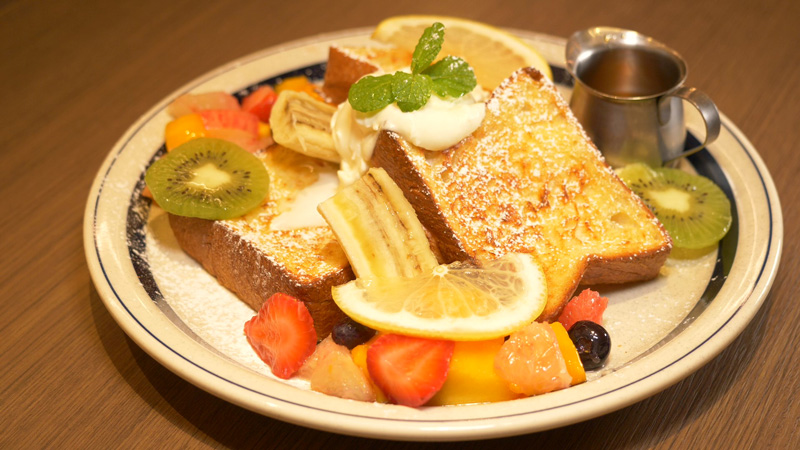 フルーツデニッシュフレンチトースト